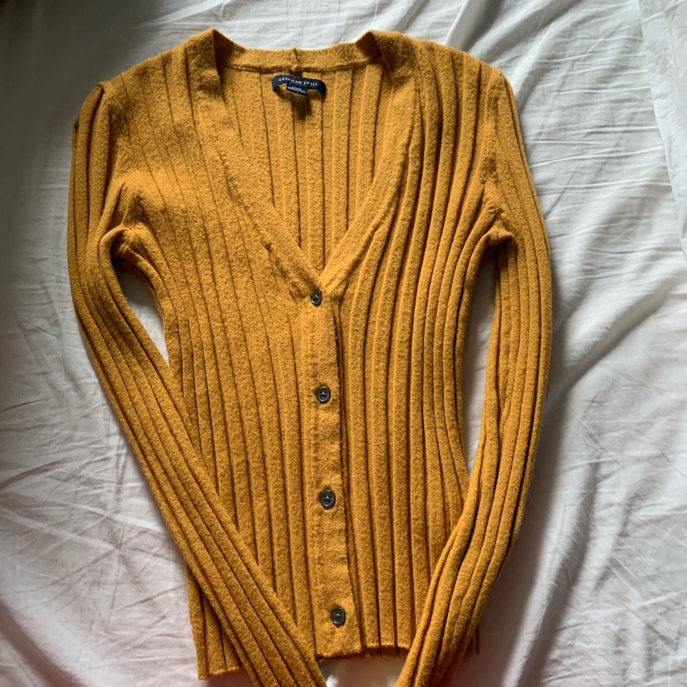Lon Sleeve V-Neck from American Eagle